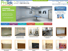 Tablet Screenshot of hygienicwalls.com